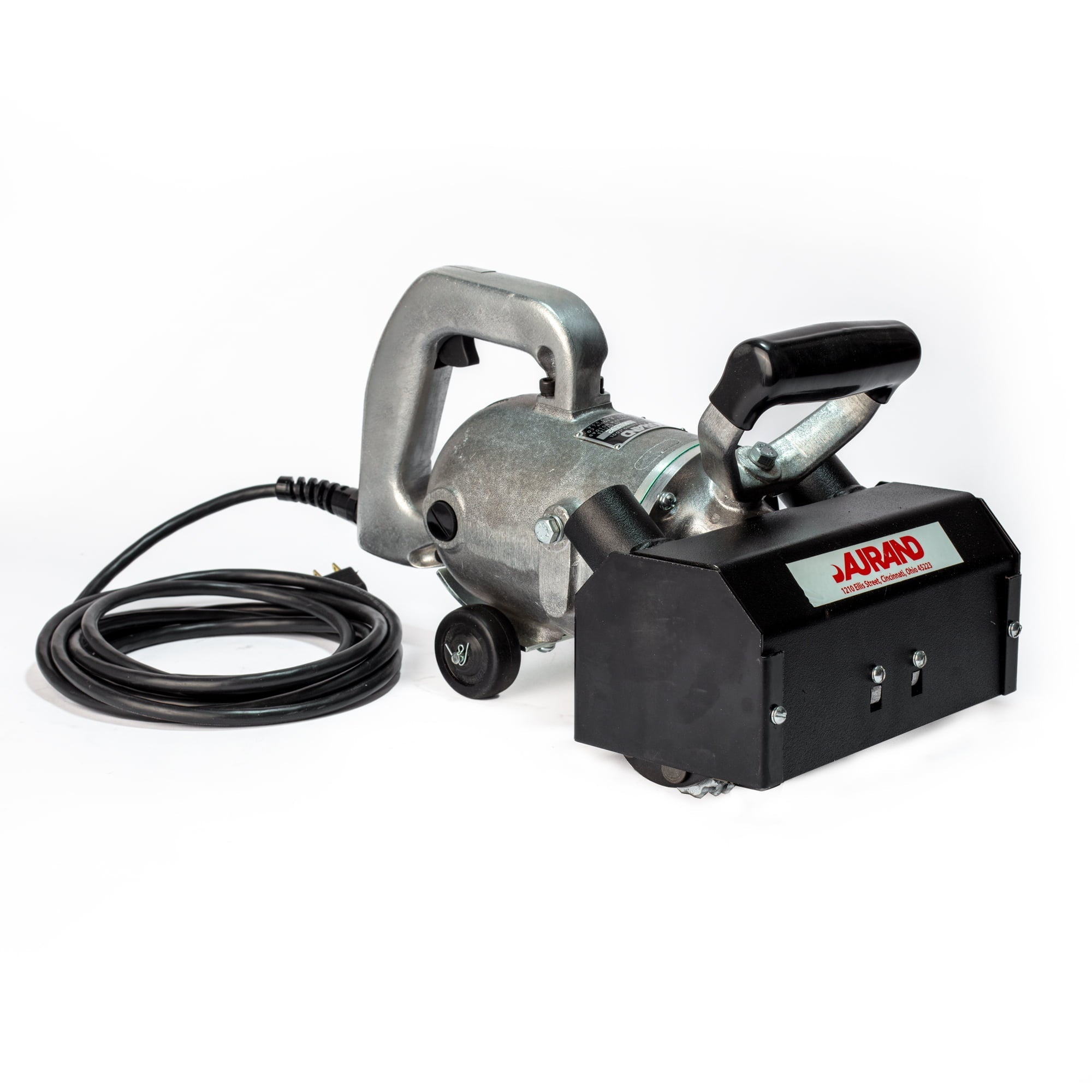 aurand-8inches-carbide-vacuum-dust-shroud-handheld-deck-scaler-230V-electric-M5-2VC.jpg Aurand M5‑2VC 230 V Electric 8″ Carbide Vacuum Dust‑Shroud Deck Scaler - Image 1