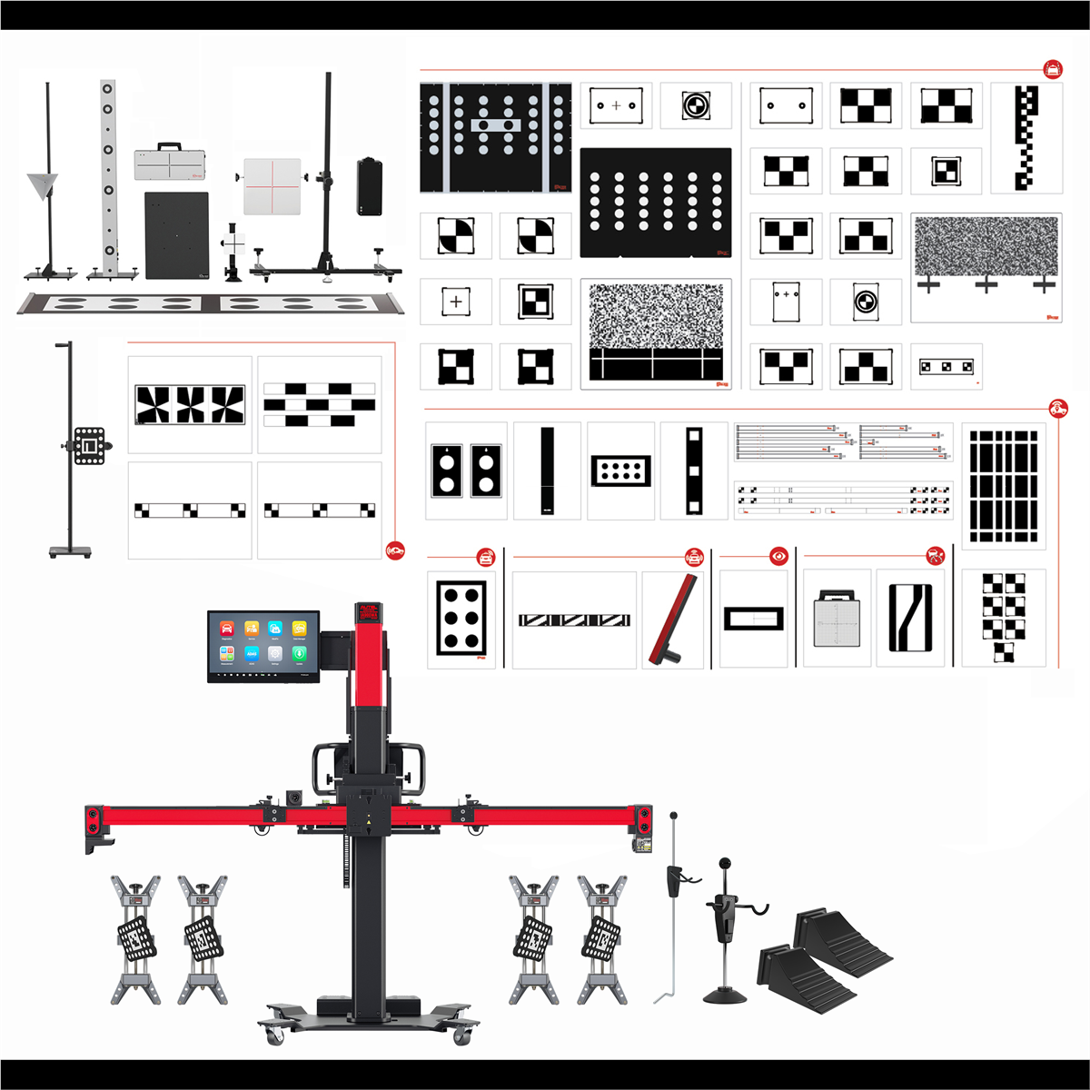 autel-IA900WA-wheel-alignment-and-all-systems-ADAS-calibration-package-maxiSYS-ADAS-IA900WA-ALNGMT-and-ADA-frame-with-all-systems-ADAS-calibration-IA900AS.png Autel MaxiSYS IA900AS – All-Systems Wheel Alignment & ADAS Calibration System | Professional Automotive Calibration Tool - Image 1