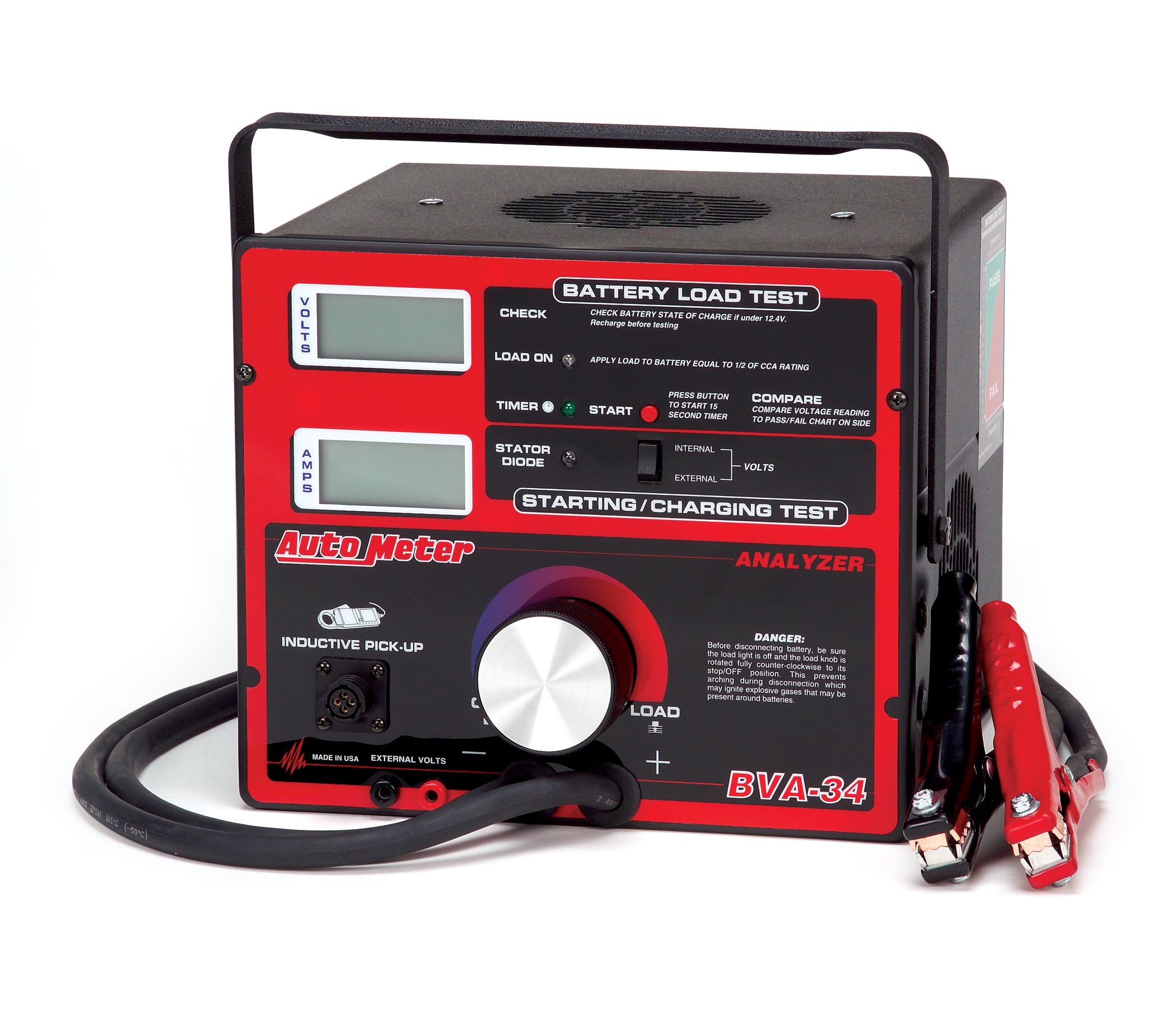 auto-meter-roducts-battery-tester-BVA-34-2.jpg AutoMeter BVA-34 800 Amp Battery & Electrical System Tester - Image 1