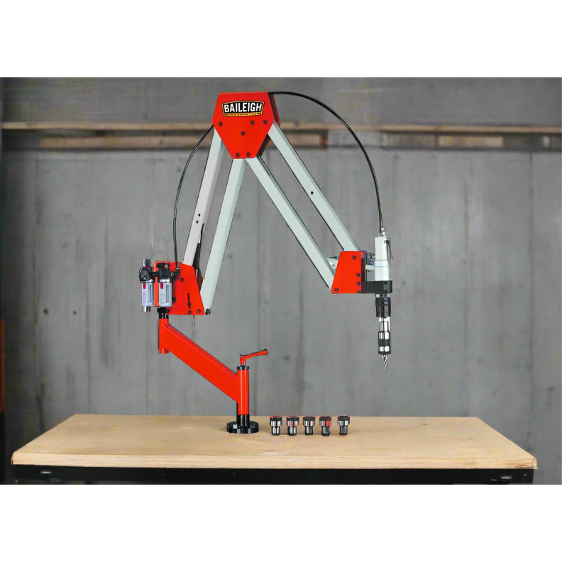 baileigh-industrial-ATM-27-1900-double-arm-articulated-air-powered-tapping-machine-1-8-to-1-tapping-capacity-74-max-work-range-BA9-1000327_2024-07-23T07_46_41.649Z.png Pneumatic Tapping Arm | 74'' | Baileigh Industrial BA9-1000327 - Image 1