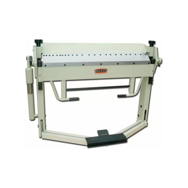 baileigh-industrial-BB-4012F-manually-operated-box-and-pan-hardened-finger-brake-40-length-12-gauge-mild-steel-capacity-BA9-1000399.jpg Sheet Metal Finger Brake | 12 Gauge Cap. | Baileigh Industrial BA9-1000399 - Image 1