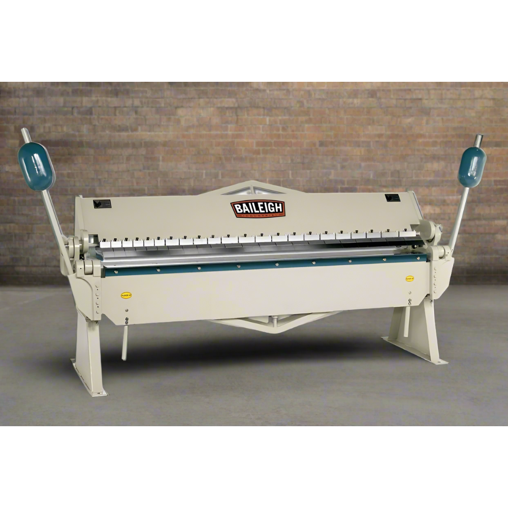 baileigh-industrial-BB-9612-heavy-duty-manually-operated-box-and-pan-finger-brake-BA9-1000553_2024-07-16T05_58_35.446Z.png Box and Pan Brake | Baileigh Industrial BA9-1000553 - Image 1