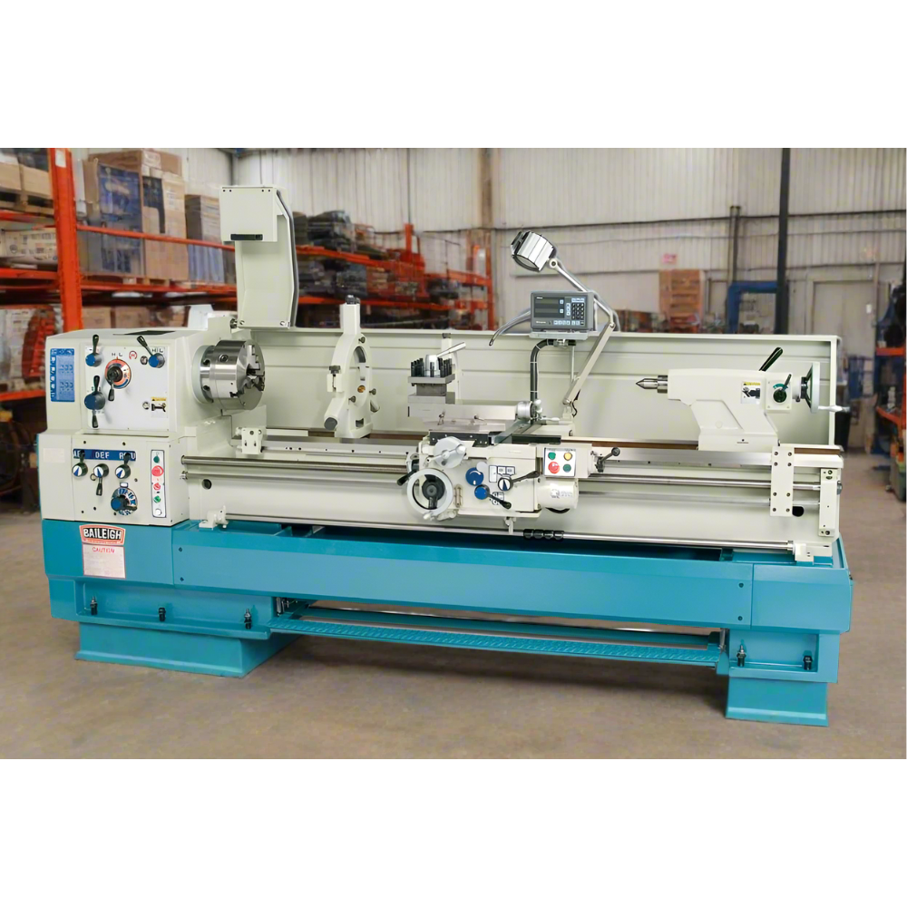 baileigh-industrial-PL-2080-20-x-80-precision-geared-head-lathe-with-mitutoyo-DRO-15HP-220V-3Phase-BA9-1006176_2024-07-23T06_00_35.334Z.png Precision Metal Lathe | 20" x 80" | Baileigh Industrial BA9-1006176 - Image 1