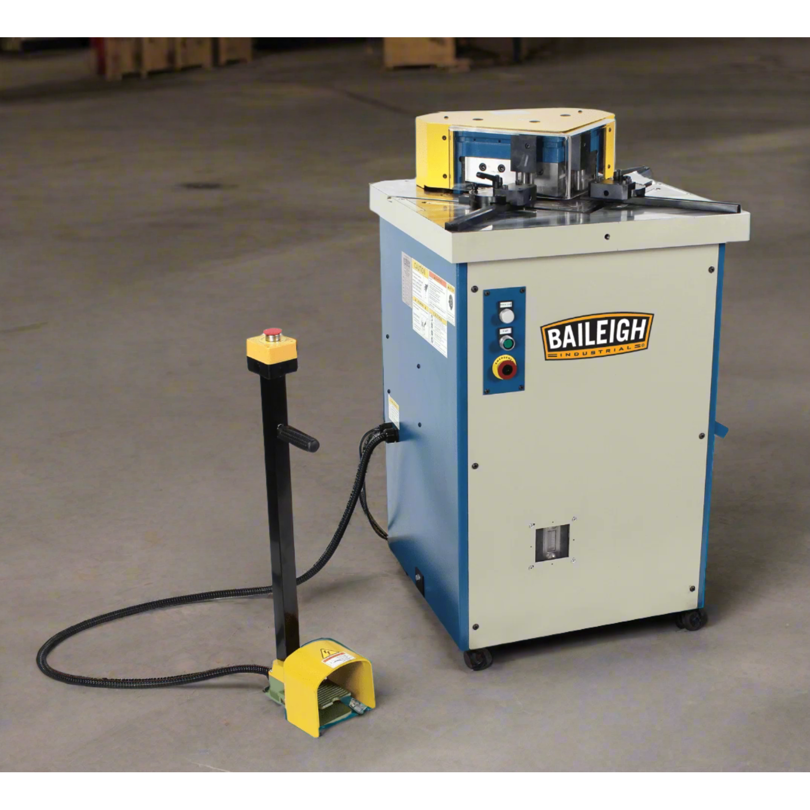 baileigh-industrial-SN-F04-MS-220V-60-Hz-3Phase-4-gauge-6mm-hydraulic-fixed-angle-sheet-metal-notcher-BA9-1007213_2024-07-18T08_44_00.835Z.png Sheet Metal Notcher | 4HP | Baileigh Industrial BA9-1007213 - Image 1