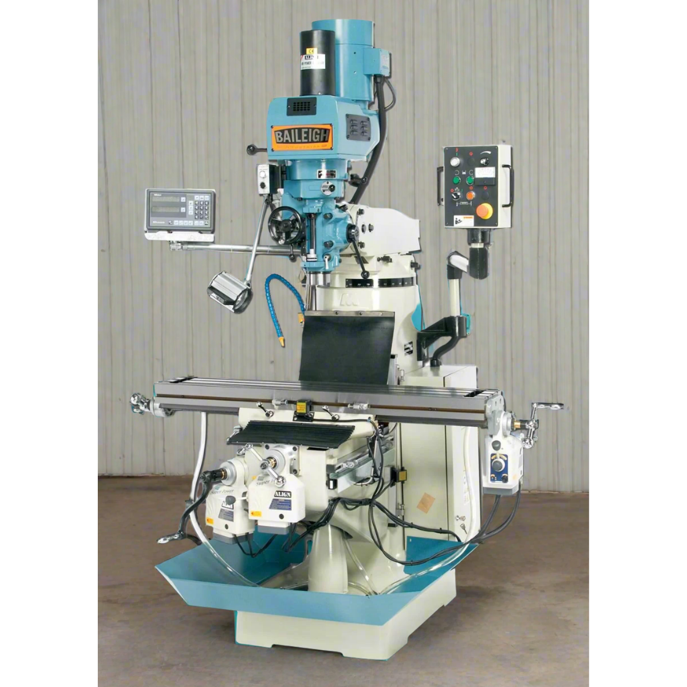 baileigh-industrial-VM-949-3-9-x-49-EVS-milling-machine-BA9-1008236_2024-07-23T08_37_40.289Z.png Vertical Milling Machine | 9" x 49" Table | Baileigh Industrial BA9-1008236 - Image 1