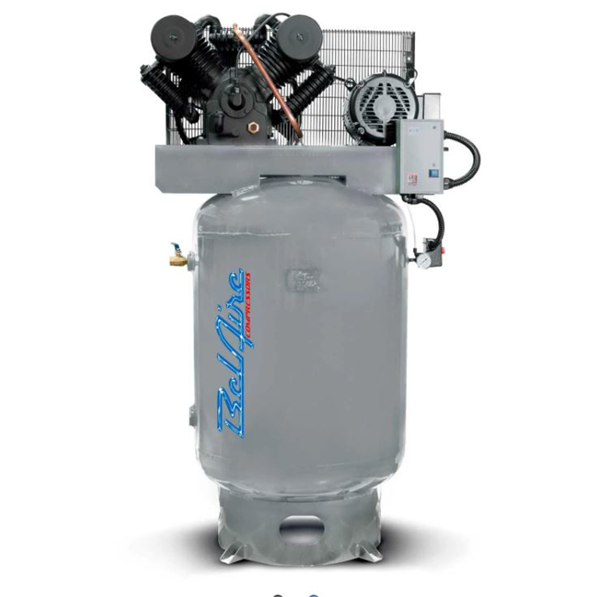 belaire-10HP-air-compressor_120gallon-horizontal-tank-175PSI-230V-3-Phase-32CFM-C2-pum-IMC2020041722.png Belaire BelAire 10 HP 120 Gallon 175 PSI, 230/3/60, 32 CFM, C2 Pump IMC2020041722 - Image 1