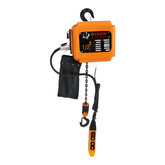 bison-lifting-1-2-ton-three-phase-dual-speed-electric-chain-hoist-HHBDSK005-01D.png Bison Lifting 1/2 Ton Electric Chain Hoist | Three-Phase Dual-Speed - Image 1