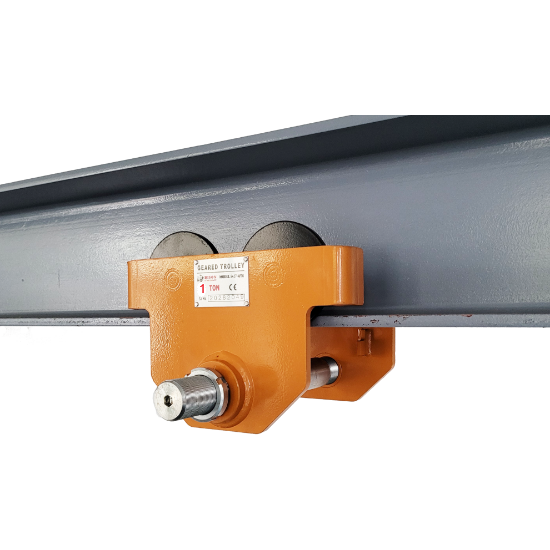 bison-lifting-1-ton-low-headroom-push-trolley-PT010-ATP-00.png Low-Headroom Push Trolley | 1 Ton | Bison Lifting PT010-ATP - Image 1