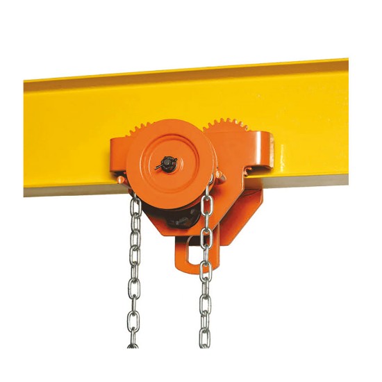 bison-lifting-5-ton-geared-trolley-GT050-10.jpg Bison Lifting 5 Ton Geared Trolley - Image 1