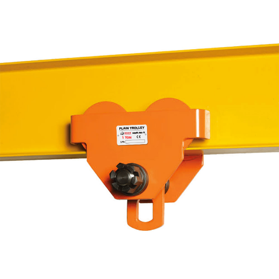 bison-lifting-5-ton-push-trolley-PT050.png Bison Lifting 5 Ton Push Trolley - Image 1
