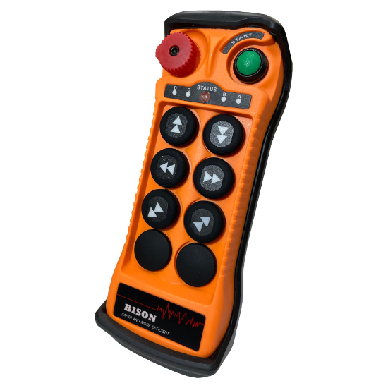 bison-lifting-radio-remote-kit-6-button-for-hoist-dual-speed-with-trolley-Q606.png Radio Remote Kit | 6 Button | for Hoist Dual Speed with trolley | Bison Lifting Q606 - Image 1
