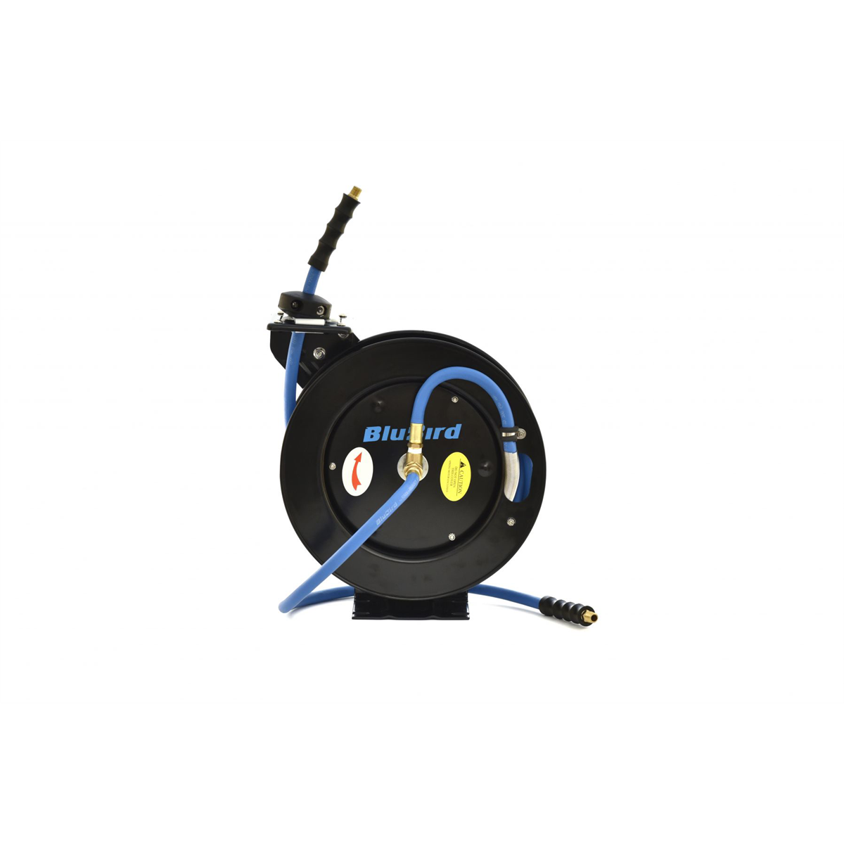 bluSeal-rubber-air-hose-reel-heavy-duty-single-arm-assembly-3-8in-x-25ft-BLBBBRHD3825.png BluBird Rubber Air Hose Reel Heavy Duty Single Arm Assembly 3/8" x 25' BLBBBRHD3825 - Image 1