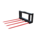 Hay Spear | 48'' | Quad Bottom | Blue Diamond Attachments - Image 3