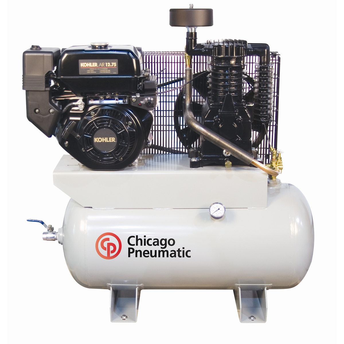 chicago-pneumatic-12-75HP-gas-driven-kohler-30H-CPCRCP-1230G.png Chicago Pneumatic 12.75HP Gas-Driven Air Compressor – Kohler Engine 30H (CPCRCP-1230G) - Image 1