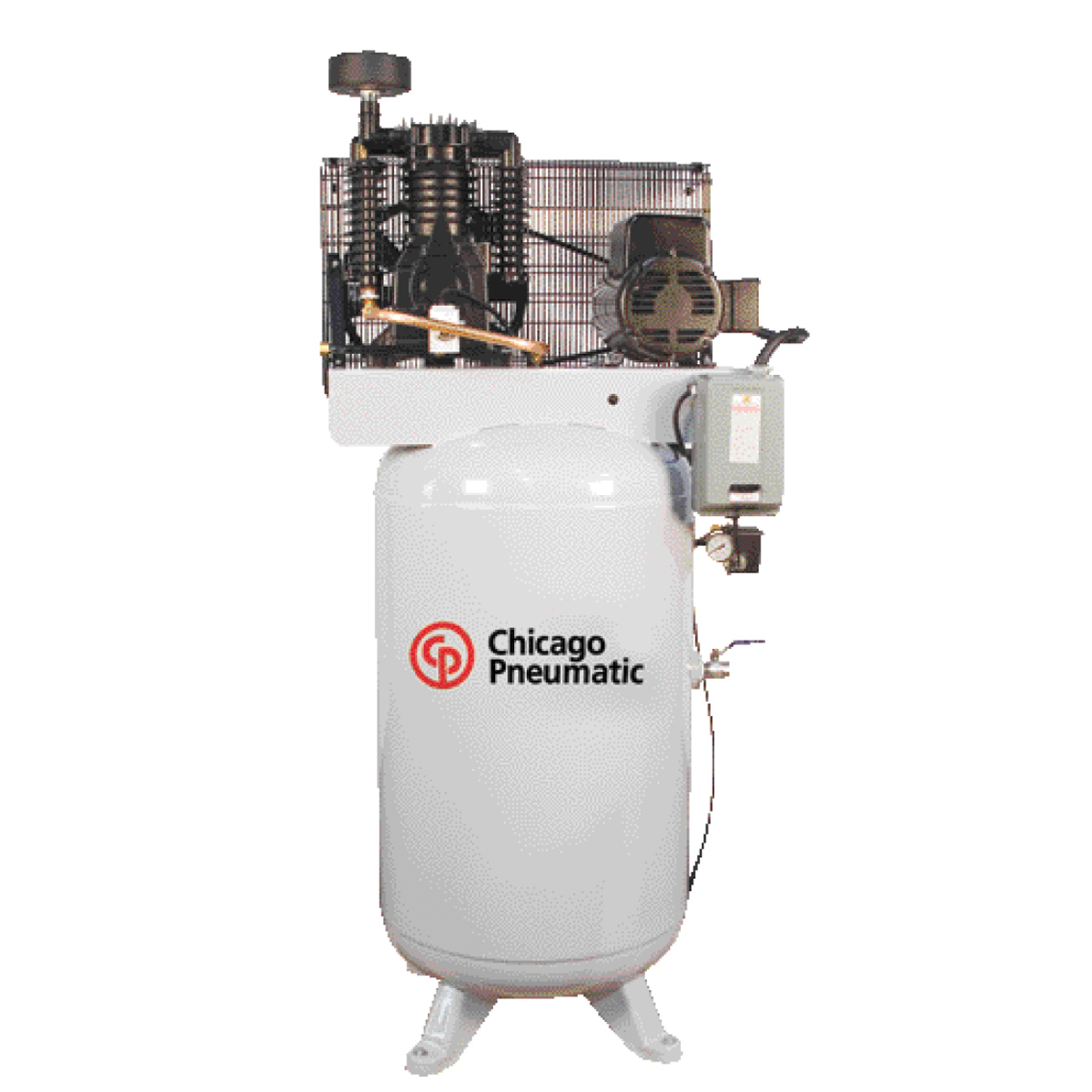 chicago-pneumatic-5HP-single-phase-80-gallon-vertical-tank-CPCRCP-581V.png Chicago Pneumatic 5HP Air Compressor – 80 Gallon Vertical Tank Single Phase (CPCRCP-581V) - Image 1