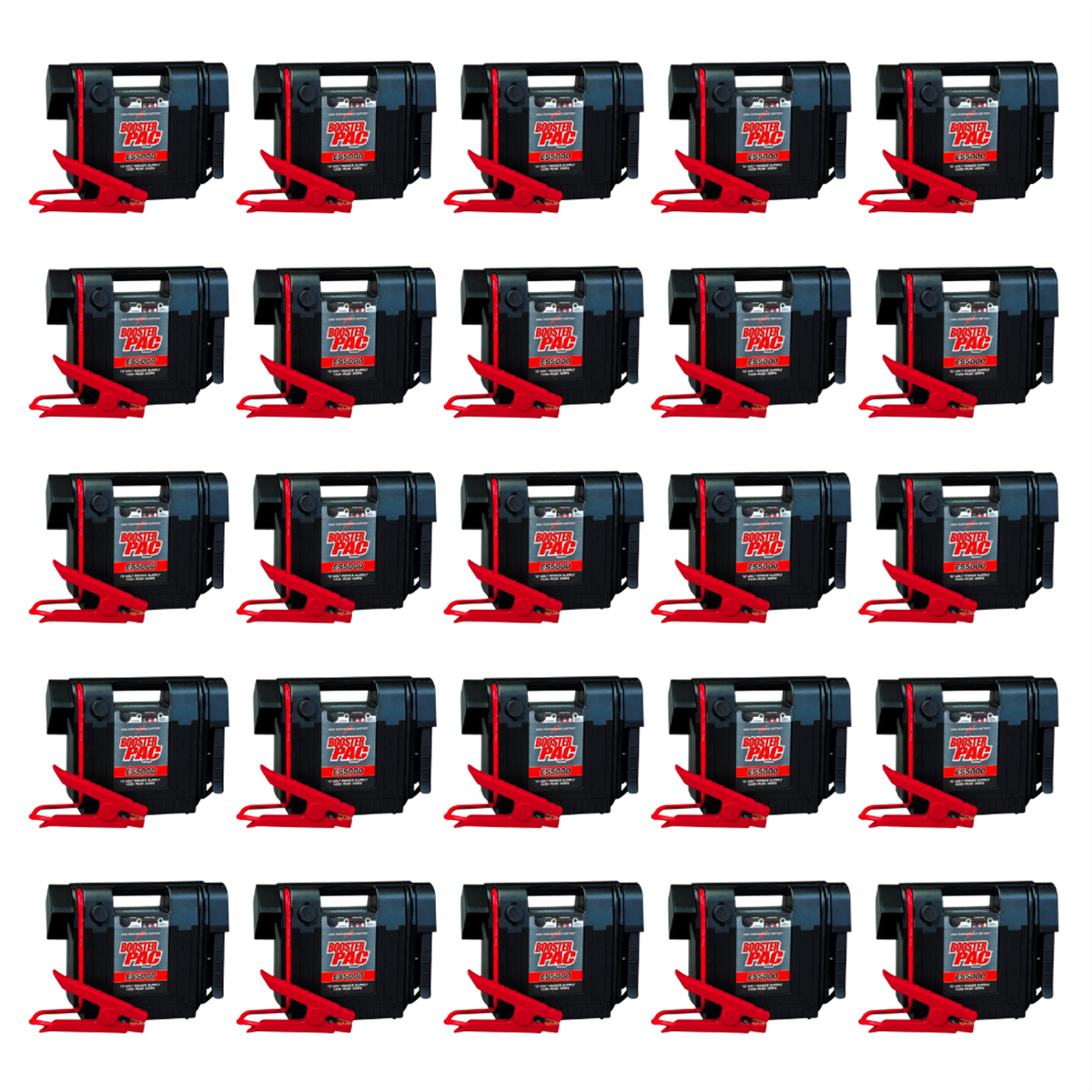 clore-automotive-booster-PAC-ES5000-1500-peak-Amp-12V-jump-starter-25count-SOLES5000-PL25-0.png Clore Automotive Booster PAC ES5000 1500 Peak Amp 12V Jump Starter – Professional Portable Battery Booster Pack | SOLES5000-PL25 (25 Count ) - Image 1