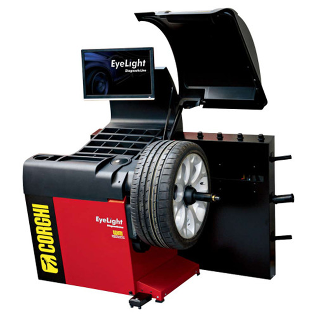 corghi-eyelight-plus-wheel-balancer-COR0-21101101-00_ebd90529-0424-4031-9e22-ed0110b54c61.png Corghi Eyelight PLUS Wheel Balancer COR0-21101101-00 – Automatic Diagnostic Balancing Machine for Precision Tire Service - Image 1