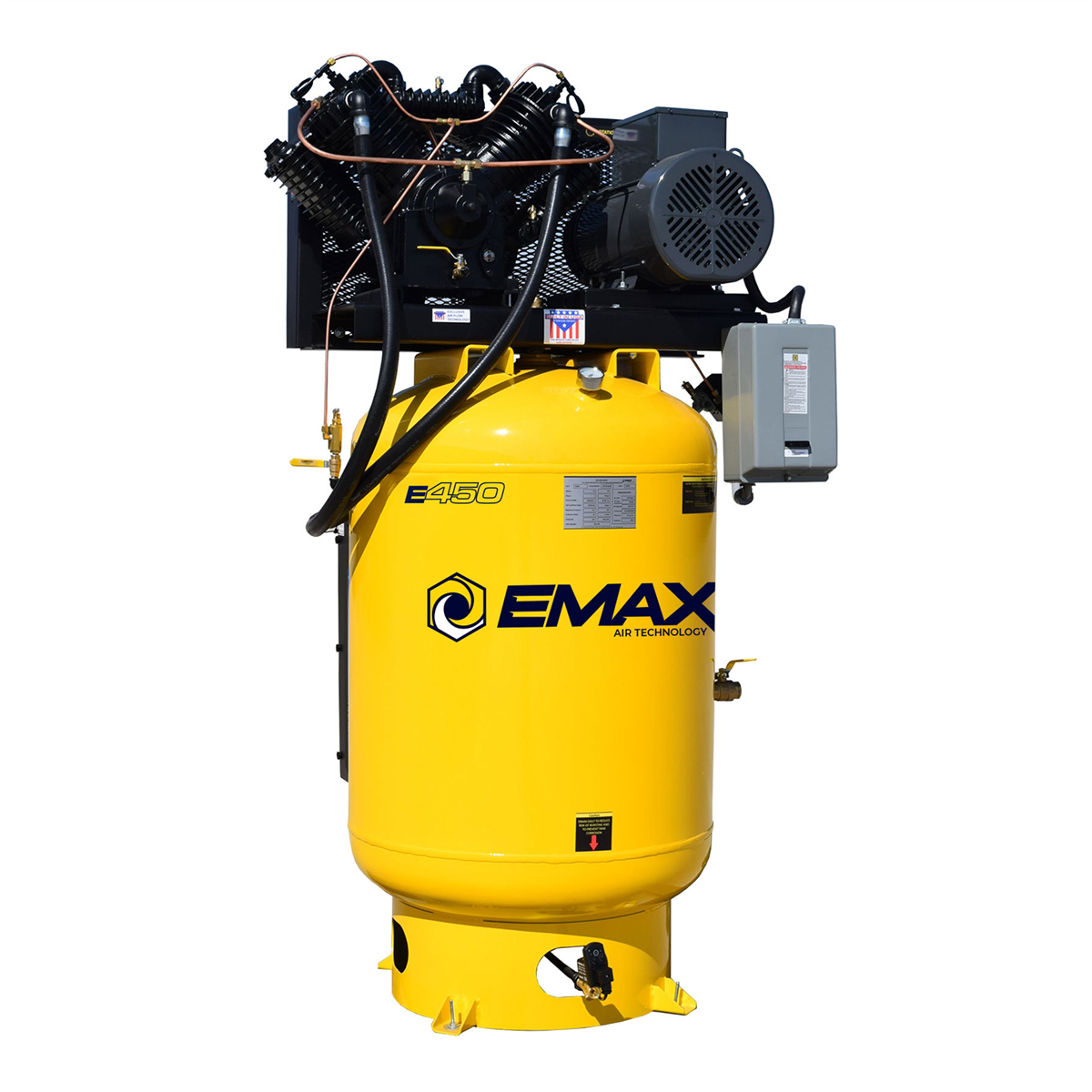 emax-compressor-10HP-1PH-120-gal-Vert-air-compressor-EMXESP10V120V1.png Emax Compressor 10HP 1PH 120 Gal. Vert. Air Compressor EMXESP10V120V1 - Image 1