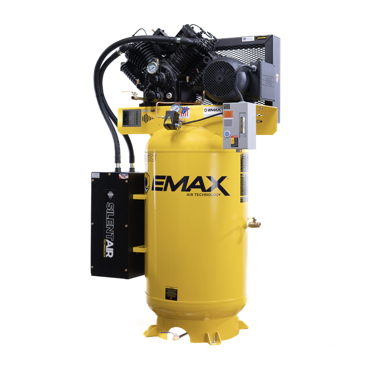 emax-compressor-10HP-2stage-1Ph-vertical-80Gallon-EMXES10V080V1.png Emax Compressor 10 HP 2 Stage 1 Ph Vertical 80 Gallon EMXES10V080V1 - Image 1