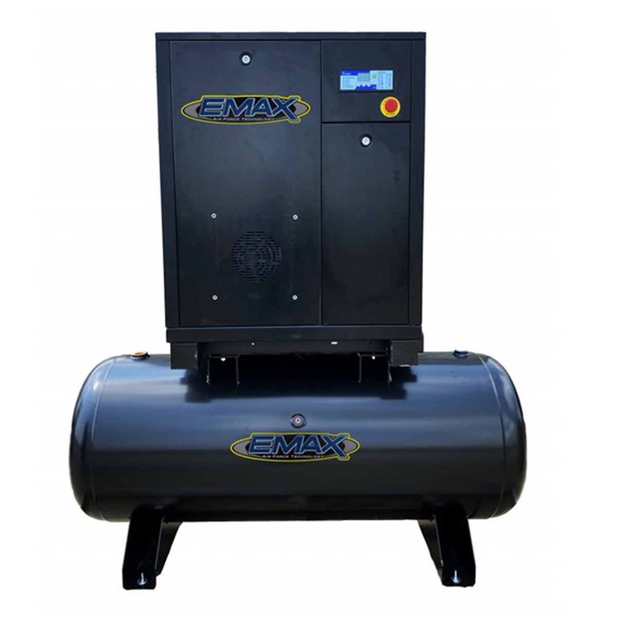 emax-compressor-5HP-3PH-industrial-rotary-screw-compressor-80Gal-tank-mount-EMXERI0050803.png Emax Compressor 5HP 3PH Industrial Rotary Screw Compressor-80 Gal Tank Mount EMXERI0050803 - Image 1