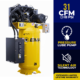 Emax Compressor 7.5 HP 2 Stage 1 Ph Vertical 80 Gallon EMXES07V080V1 - Image 2