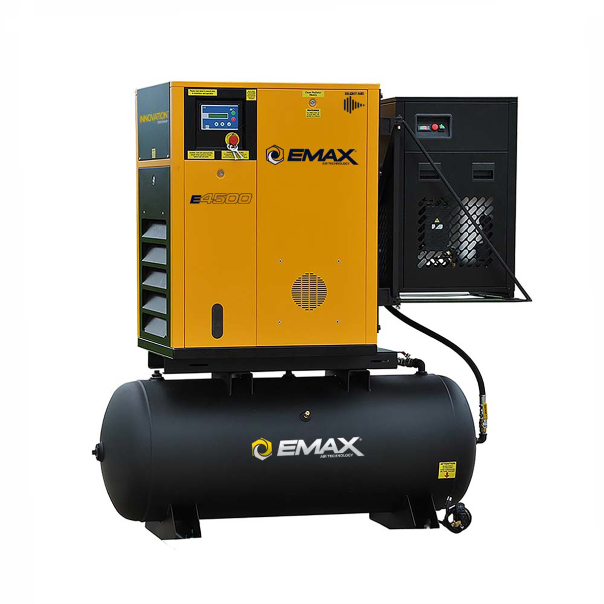 emax-compressor-complete-rotary-VFD-package-20hp-3PH-120-gal-tank-with-115CFM-air-dryer-EMXERVK200003.png Emax Compressor Complete Rotary VFD Package 20hp 3PH 120 Gal Tank w/115CFM Air Dryer EMXERVK200003 - Image 1