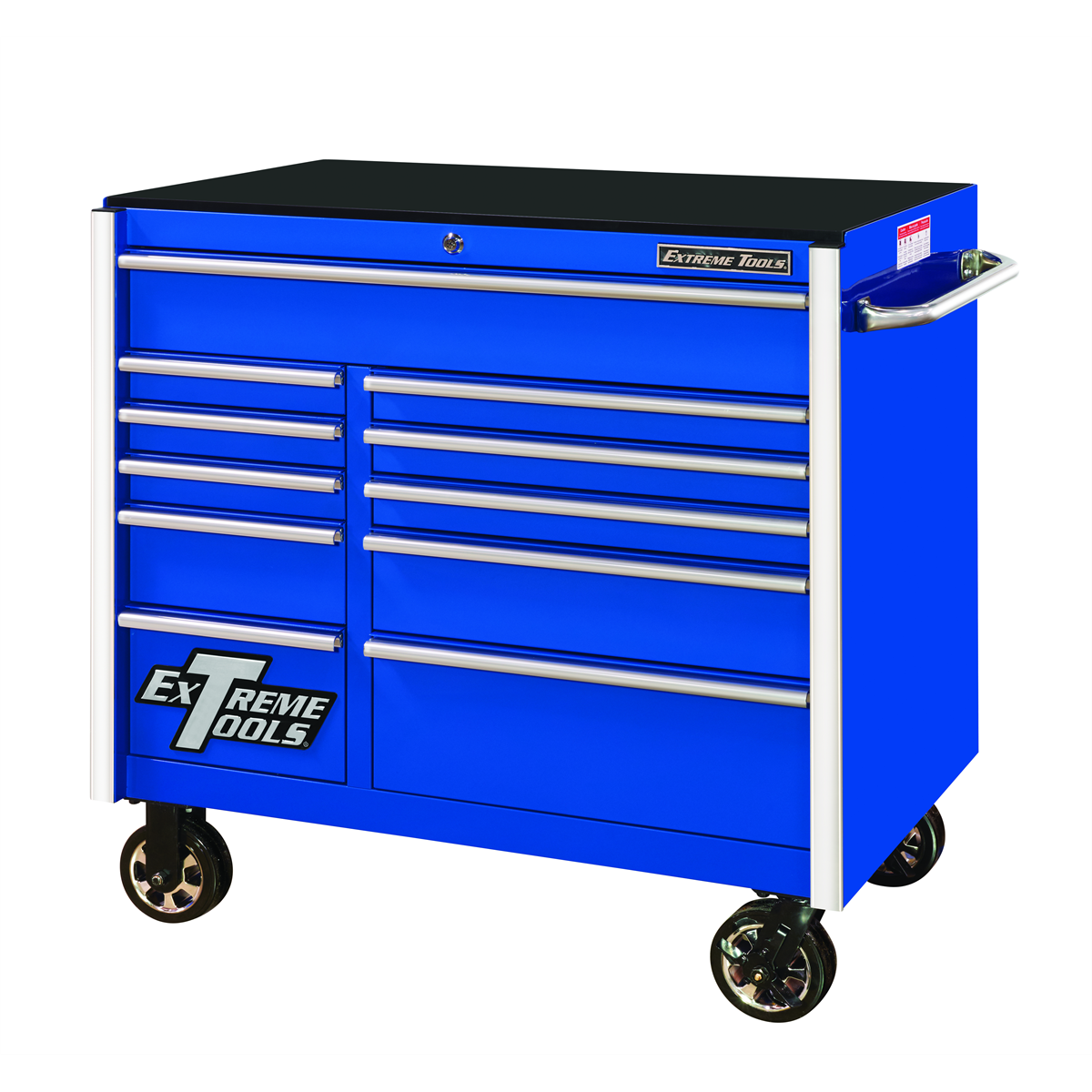extreme-tools-41inch-11-drawer-roller-cabinet-blue-EXTRX412511RCBL.png Extreme Tools 41" 11-Drawer Roller Cabinet, Blue EXTRX412511RCBL - Image 1
