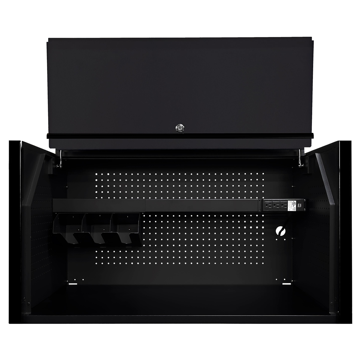 extreme-tools-DX-series-41in-W-X-25in-D-extreme-power-workstation-hutch-matte-black-with-black-handle-EXTDX412501HCMBBK.png Extreme Tools DX Series 41'' W X 25'' D Extreme Power Workstation Hutch Matte Black with Black Handle EXTDX412501HCMBBK - Image 1