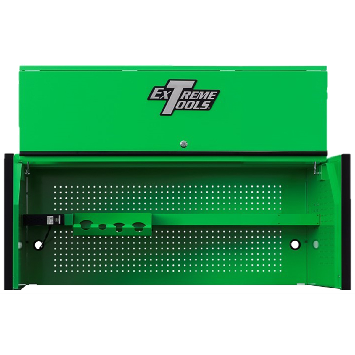 extreme-tools-DX-series-55in-W-x-25in-D-extreme-power-workstation-hutch-green-with-black-handle-and-trim-EXTDX552501HCGNBK.png Extreme Tools DX Series 55'' W x 25'' D Extreme Power Workstation Hutch Green with Black Handle and Trim EXTDX552501HCGNBK - Image 1