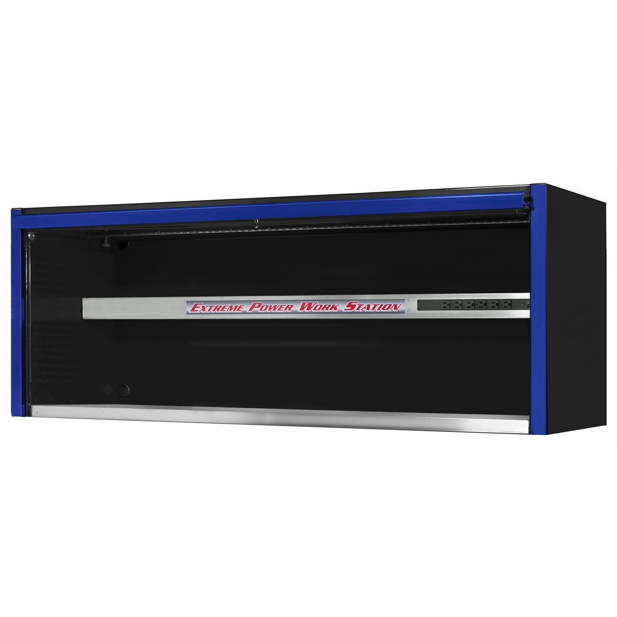extreme-tools-EXQ-series-72inch-W-x-30inch-D-professional-extreme-power-workstation-hutch-black-with-BLUE-handle-EXTEX7201HCQBKBL.png Extreme Tools EXQ Series 72"W x 30"D Professional Extreme Power Workstation Hutch Black w Blue Handle EXTEX7201HCQBKBL - Image 1