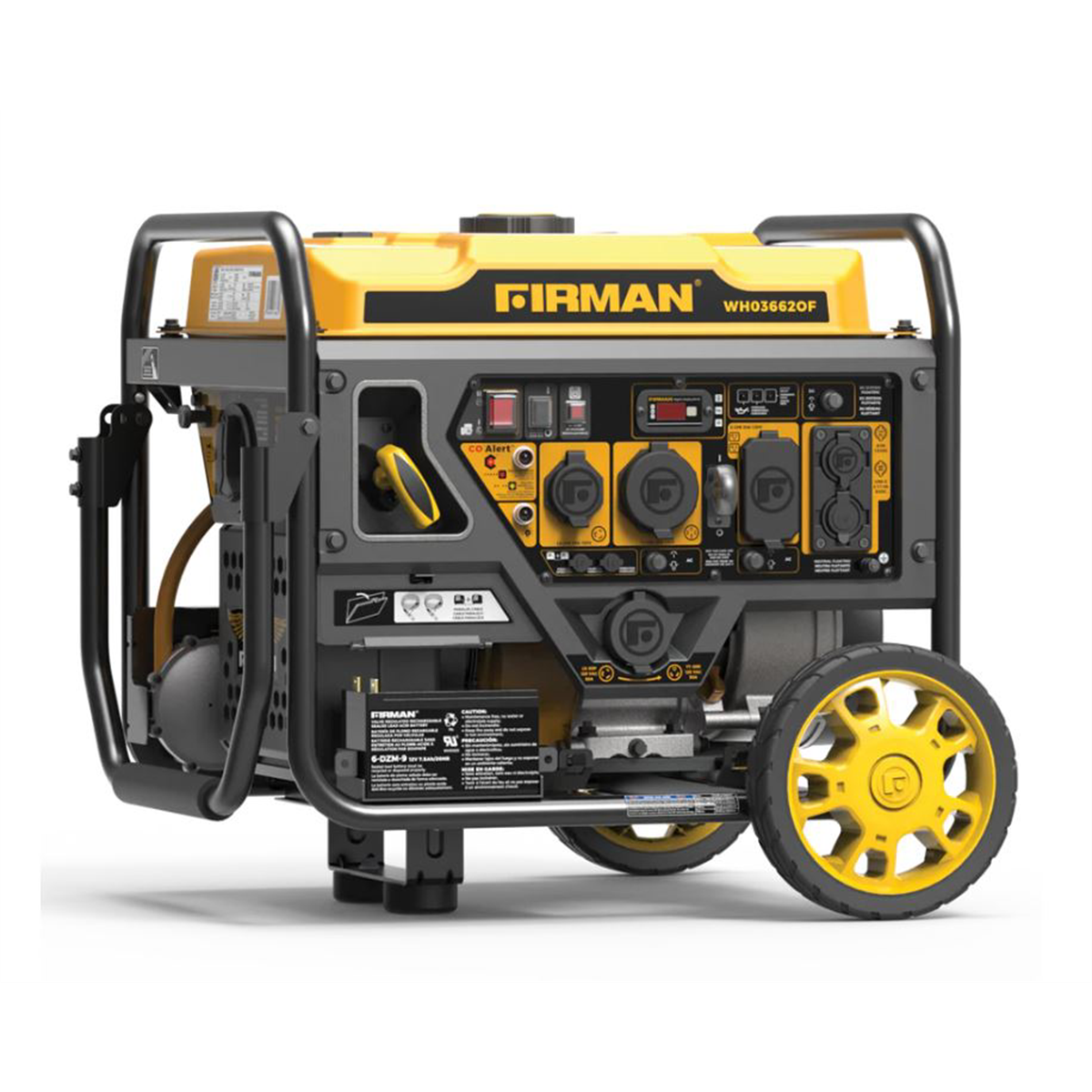firman-4200-3650W-gas-3800-3300W-LPG-dual-fuel-recoil-electric-start-open-frame-inverter-portable-generator-CARB_-EPA-cETL-certified-FRGWH03662OF.png Firman 4200W Dual Fuel Open Frame Inverter Generator with Electric Start, 50A Outlet & CARB Certified FRGWH03662OF - Image 1