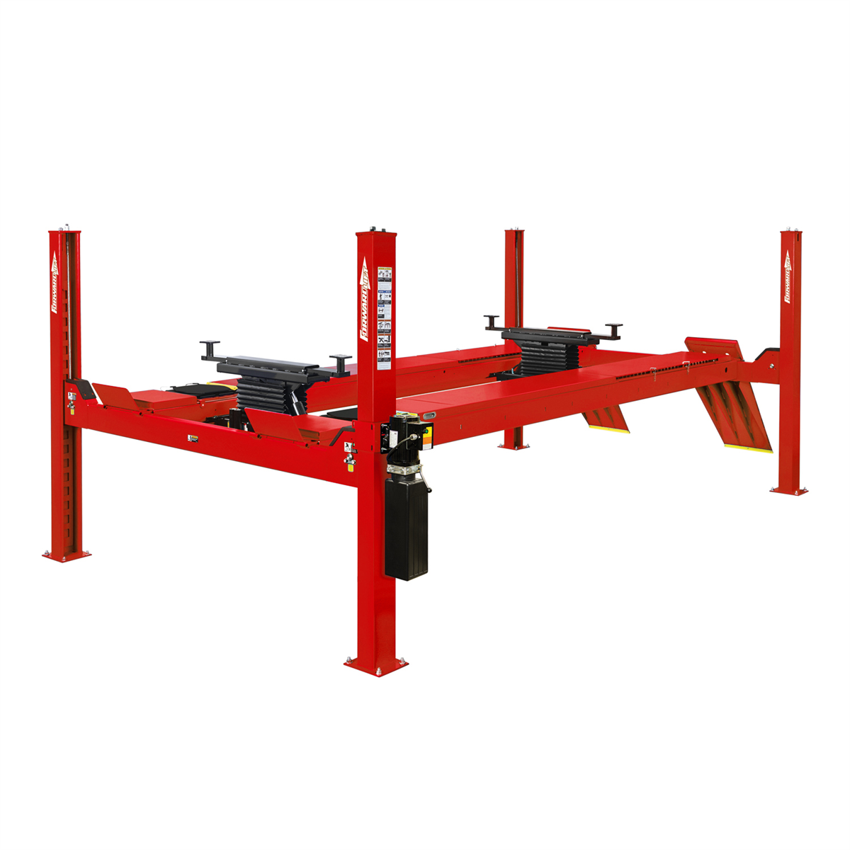 forward-lift-14000lb-4-post-alignment-rack-215in-wheelbase-with-jacks-_-alignment-kit_Red-ROTCRA14N202YRD.png Forward Lift 14,000 lb 4-Post Alignment Rack 215" Wheelbase with Jacks & Alignment Kit – Red ROTCRA14N202YRD - Image 1