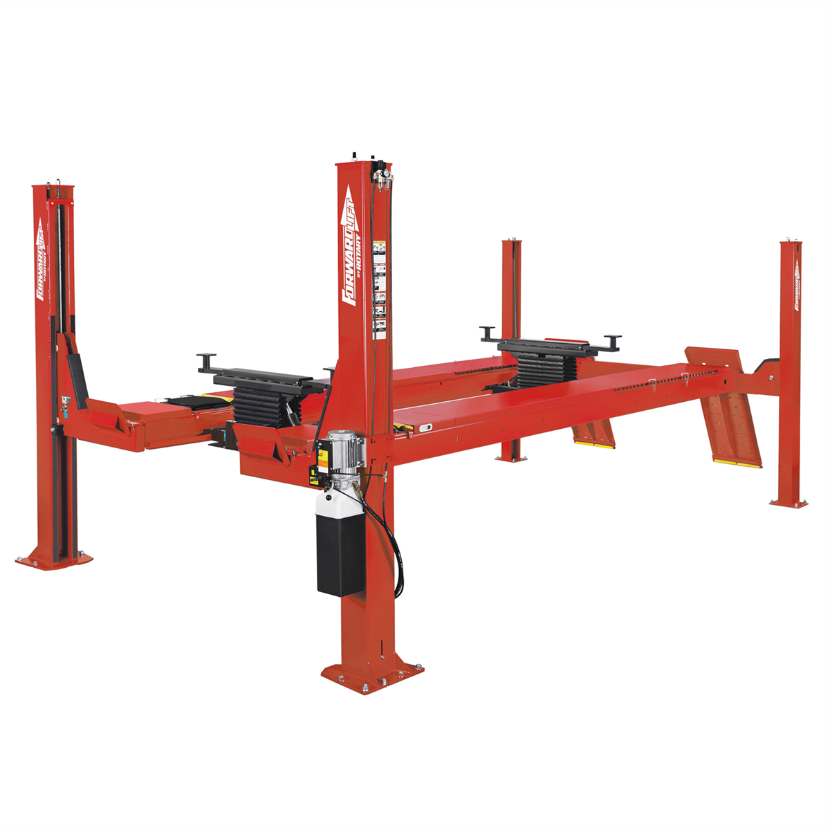 forward-lift-14000lb-open-front-4-post-alignment-rack-with-jacks-_-alignment-kit_red-ROTCROA14N202YRD.png Forward Lift 14,000 lb Open Front 4-Post Alignment Rack with Jacks & Alignment Kit – Red ROTCROA14N202YRD - Image 1