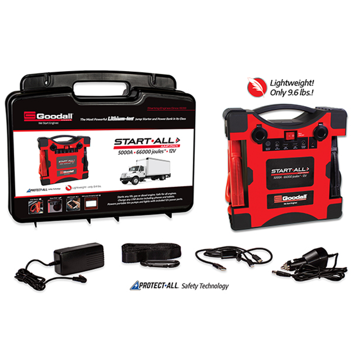 goodall-manufacturing-start-all-jump-starter-5000A-60000-joules-5S-12V-GDLJP-12-5000T.png Goodall Manufacturing START-ALL Jump Starter 5000A 60000 Joules 5S 12V GDLJP-12-5000T - Image 1