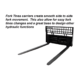 Pallet Forks | 60'' Width | Hydraulic Positioning | Haugen Attachments - Image 2