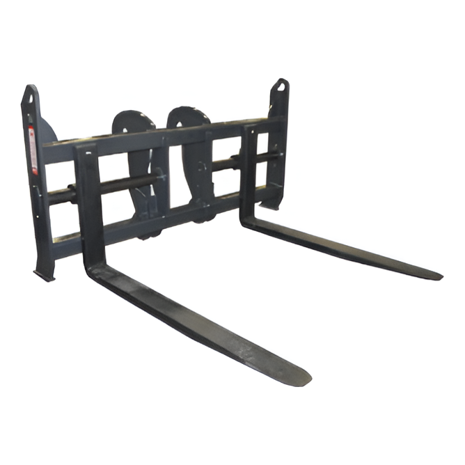 haugen-attachments-98-frame-width-pipe-forks-JRB416Mount.png Pipe Forks | 98'' Frame Width | Haugen Attachments - Image 1