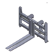 Wheel Loader Pipe Forks | Hydraulic Positioning | Haugen Attachments - Image 2