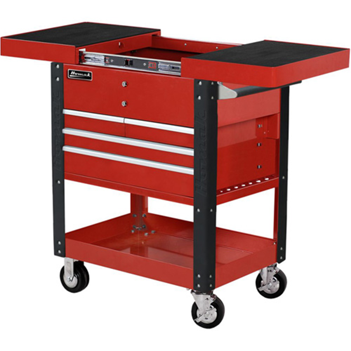 homak-manufacturing-35in-Pro-series-4-drawer-service-cart-HOMRD06043500.png Homak Manufacturing 35" Professional Series 4 Drawer Service Cart HOMRD06043500 - Image 1