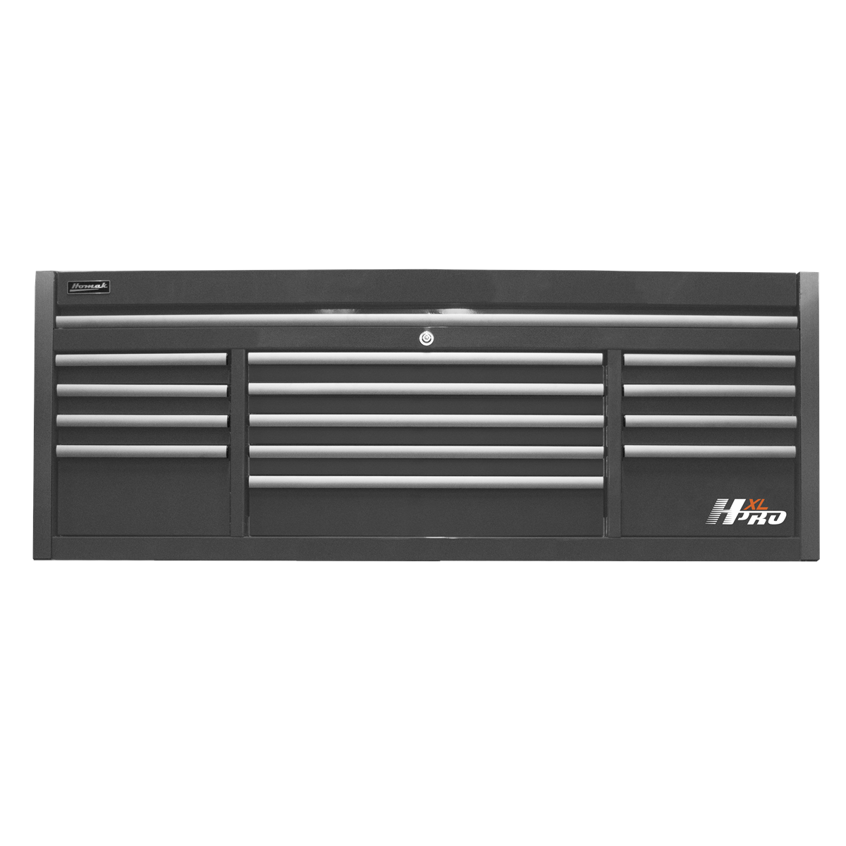 homak-manufacturing-72in-HXL-13-drawer-top-chest-black-HOMHX02072151.png Homak Manufacturing 72'' HXL 13-Drawer Top Chest - Black HOMHX02072151 - Image 1