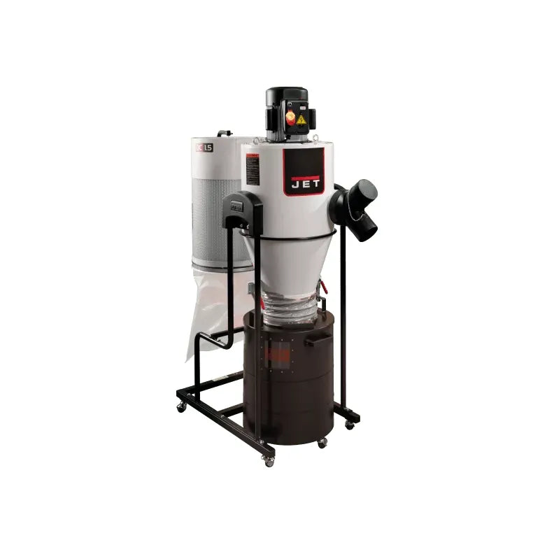 jet-JCDC-1-5-cyclone-dust-collector-1-5HP-115V-JT9-717515.jpg Dust Collector | 1.5HP | 115V | Cyclone | JET JT9-717515 - Image 1
