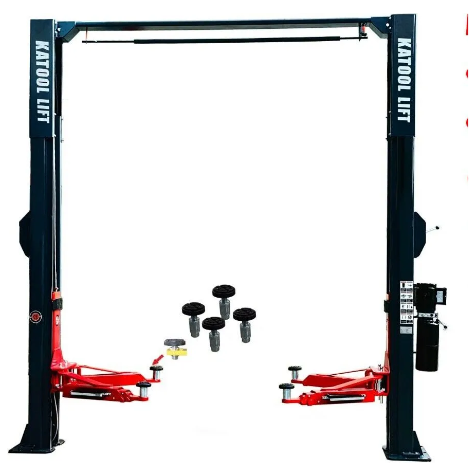 katool-two_post-asymmetrical-vehicle-lift-11000-lbs-single-point-lock-release-AS110D.png Vehicle Lift | Two Post | 11,000 lbs | Katool AS110D - Image 1