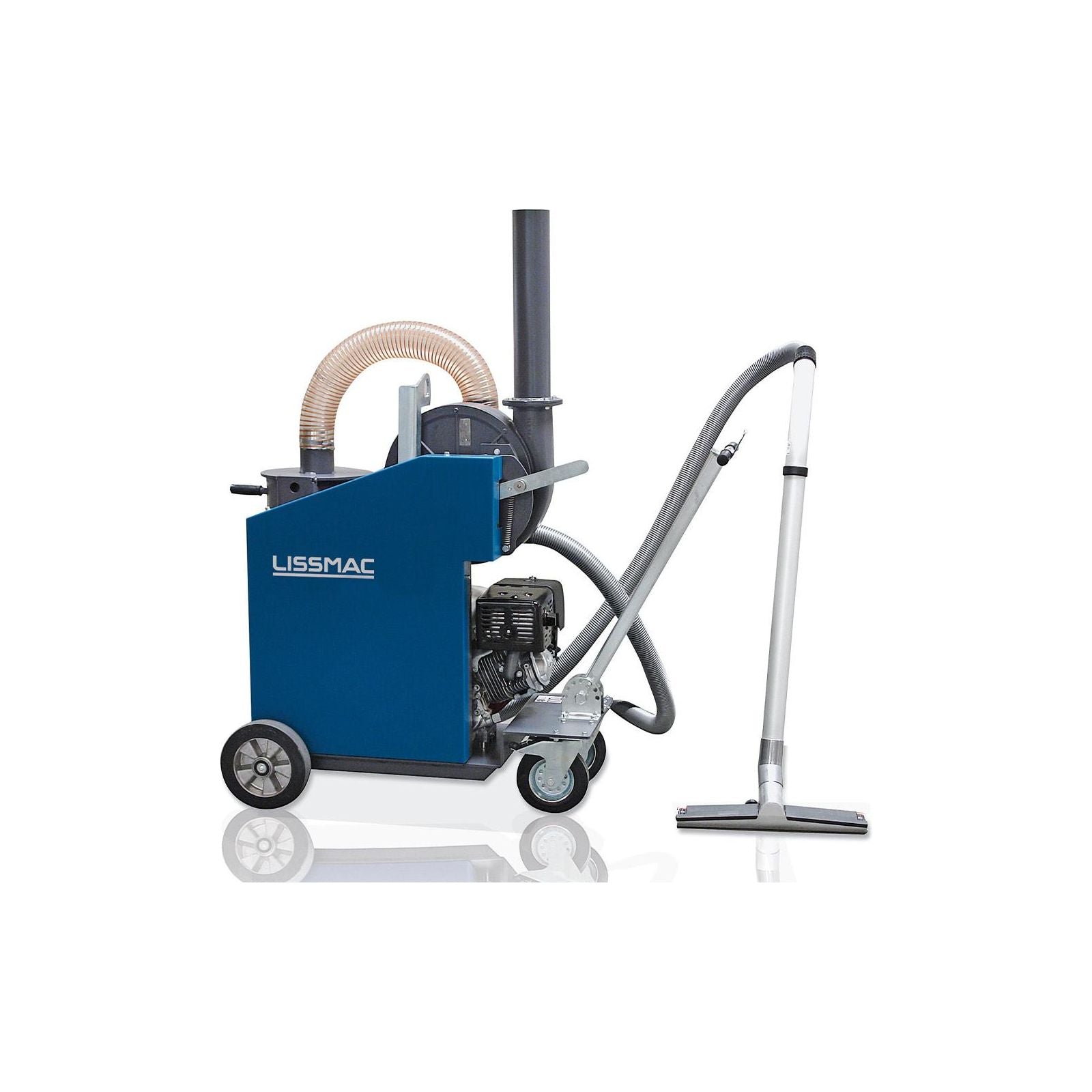 lissmac-vacuum-wet-100-P-wet-incl-5m-hose-O-100-mm.jpg Lissmac Vacuum‑Wet 100 Wet Slurry Vacuum – Petrol or Electric Motor | Sludge Suction Unit - Image 1