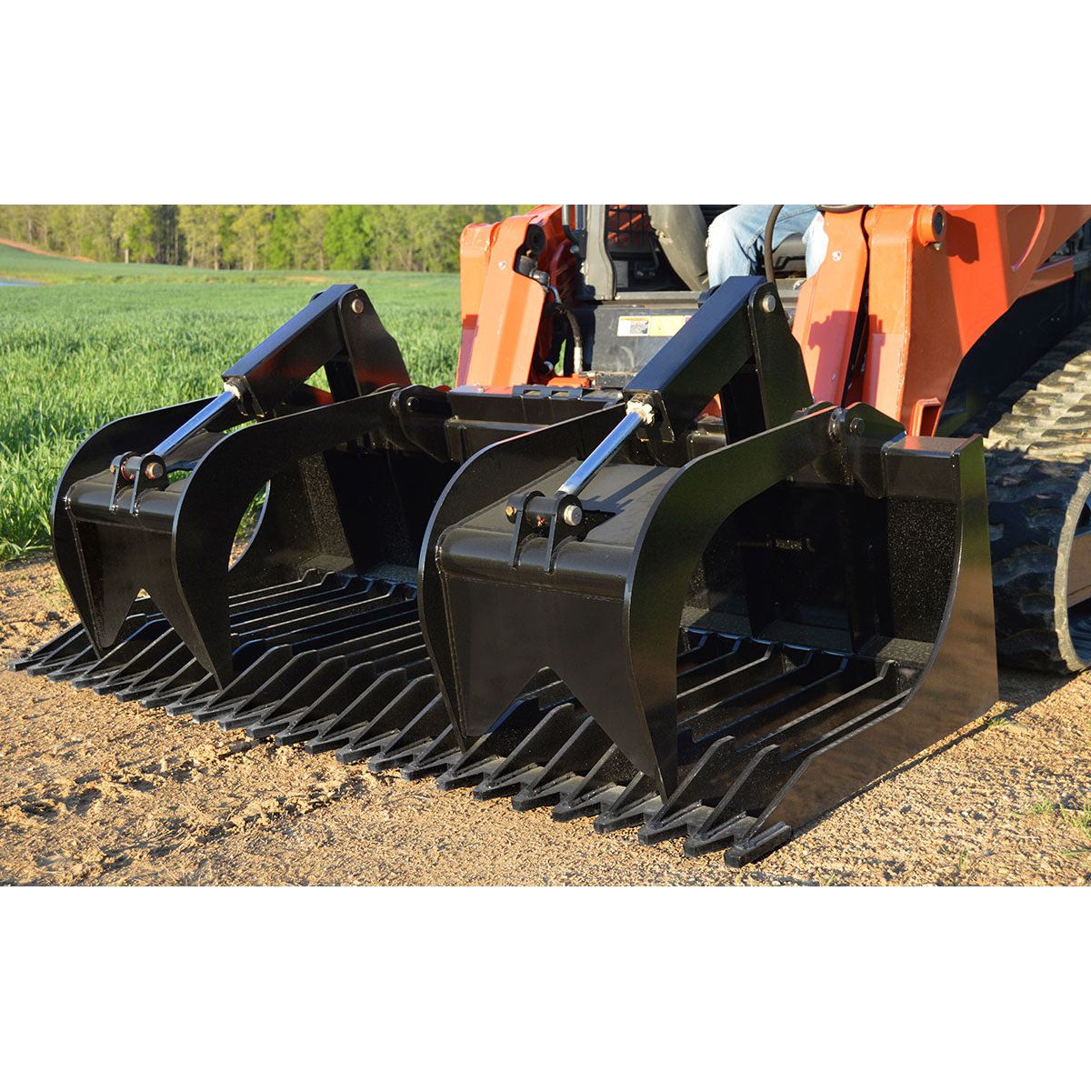 loflin-fabrication-extra-heavy-duty-rock-bucket-grapple-0.jpg Rock Bucket Grapple | Extra Heavy Duty | Loflin Fabrication - Image 1