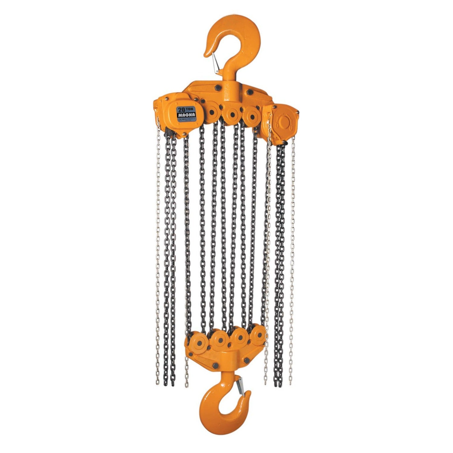 magna-lifting-products-20-ton-10FT-20FT-lift-hand-chain-hoist-CH2000.jpg Magna Lifting Products CH2000 20 Ton Hand Chain Hoist | 10–20 ft Lift - Image 1