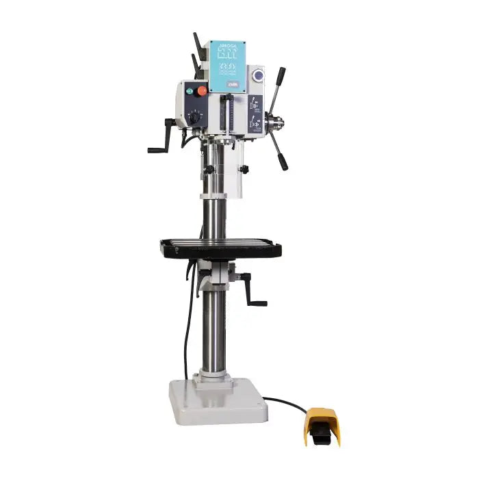 palmgren-20-gear-head-drill-press-460V-with-foot-rev._-PF-9680247.jpg Palmgren Drill Press 20 Gear Head 460V 9680247 - Image 1