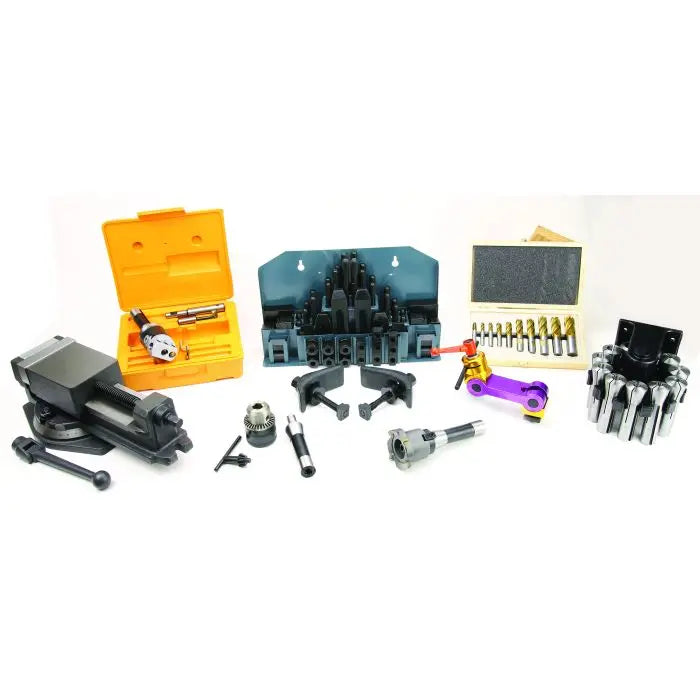 palmgren-milling-starter-kit-with-clamping-9670173.jpg Milling Starter Kit with Clamping | Palmgren 9670173 - Image 1