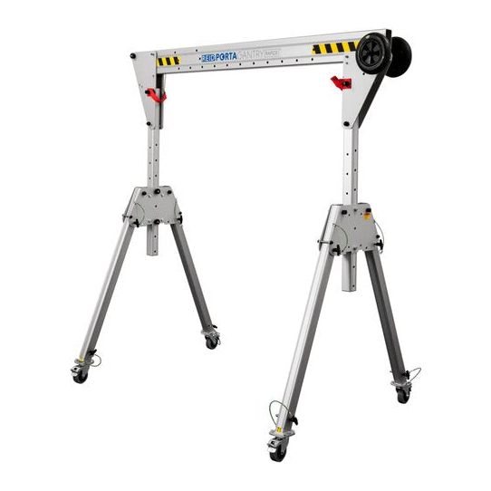 reid-lifting-porta-gantry-rapide-medium-frame-up-to-880lb-6-6-3-4-beam-with-castors.jpg Porta-Gantry Rapide | 6'6 3/4" Beam | Medium Frame | Up to 880 lb | Reid Lifting - Image 1