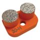 Button 30/40 Grit | 18 X 12MM | Rhino Grind - Image 3