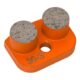 Button 30/40 Grit | 18 X 12MM | Rhino Grind