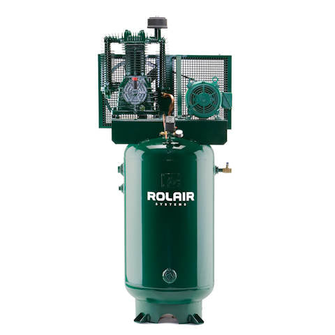 rolair-systems-7-5HP-two-stage-industrial-electric-stationary-air-compressors.jpg Electric Stationary Air Compressors | 7.5HP | Rolair Systems - Image 1